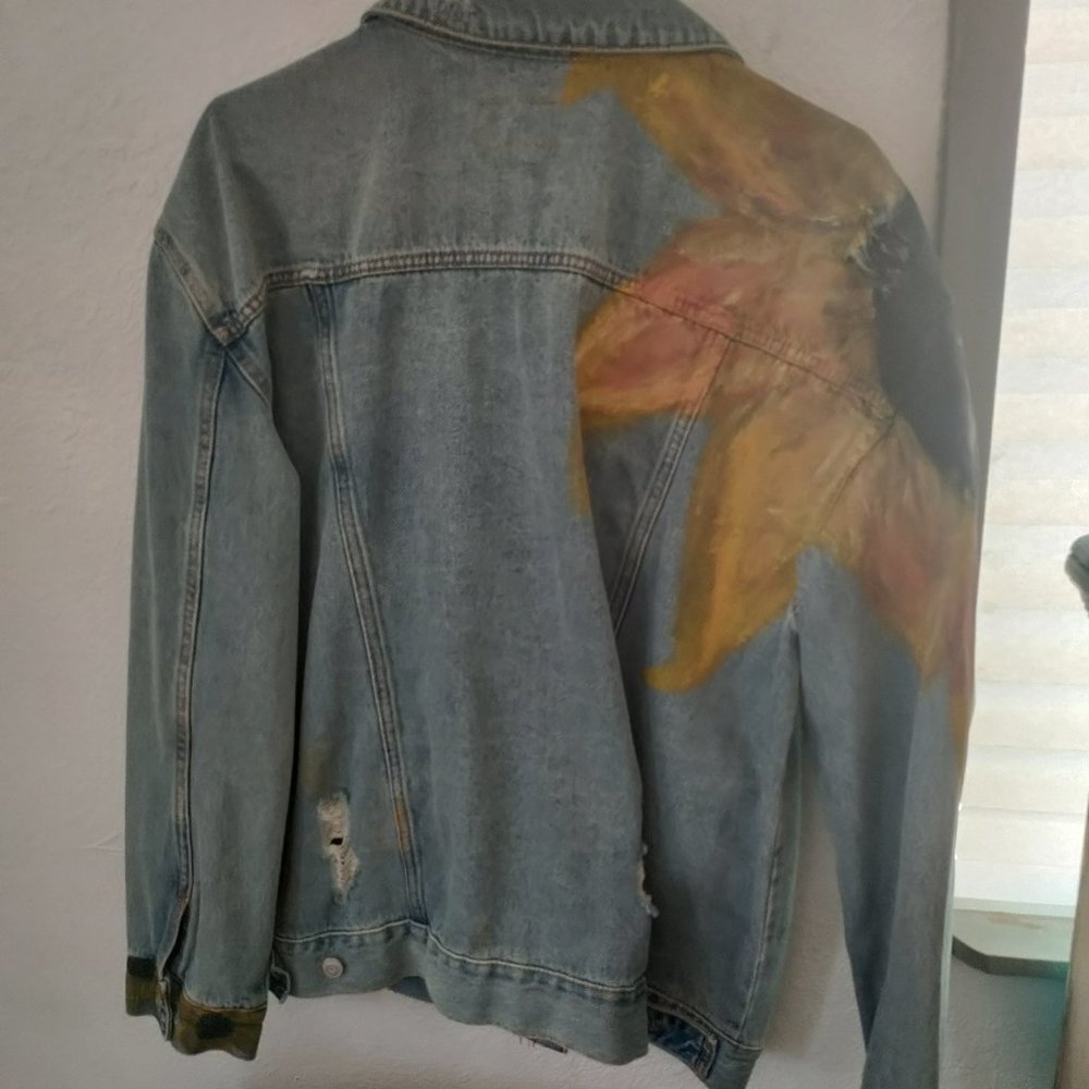 Distressed Jean Jacket